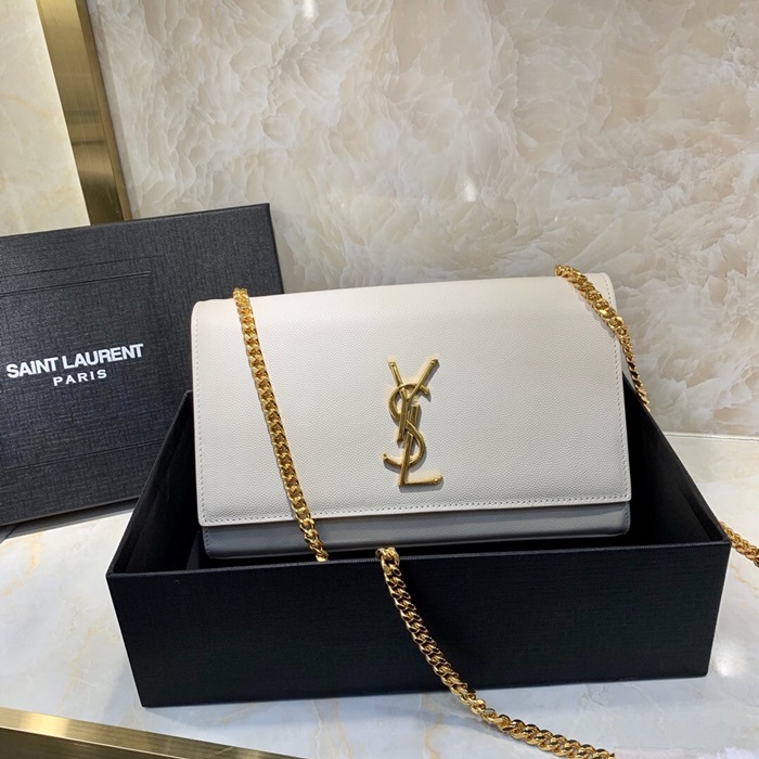SAINT LAURENT 생로랑 체인 크로스백 (금장/은장)