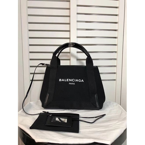 BALENCIAGA 발렌시아가 네이비 쇼퍼백