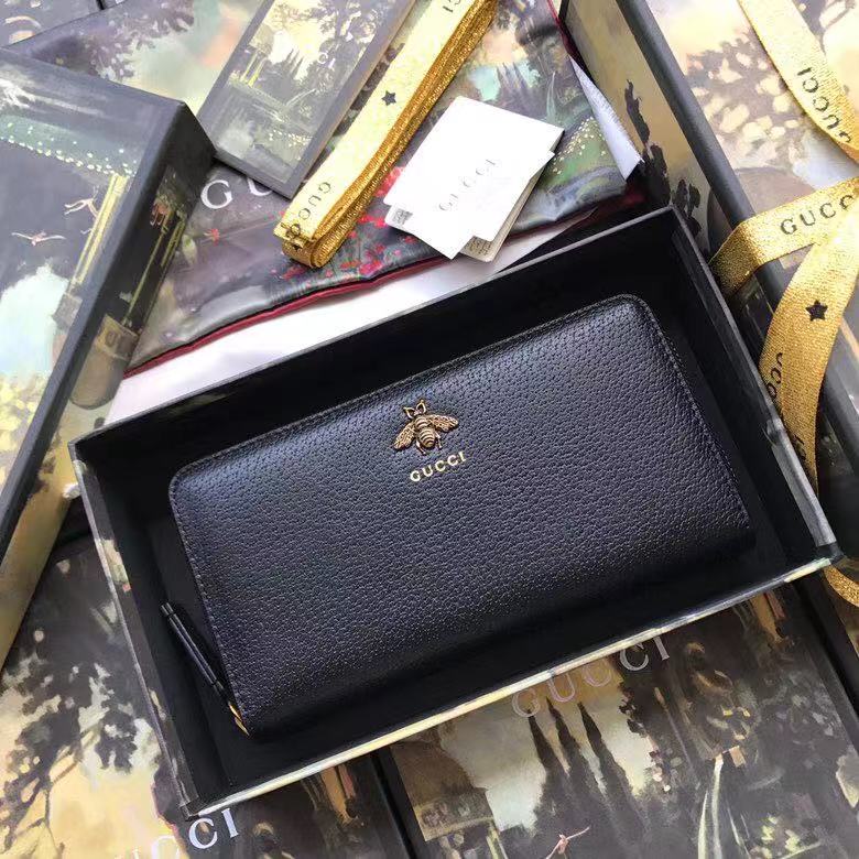 GUCCI 구찌 애니멀리어 올라운드 지퍼장지갑 523667