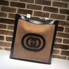GUCCI 구찌 오피디아 스웨이드 쇼퍼 신상 519335