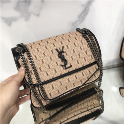 SAINT LAURENT 생로랑 AIKI 숄더백 28CM Y498894