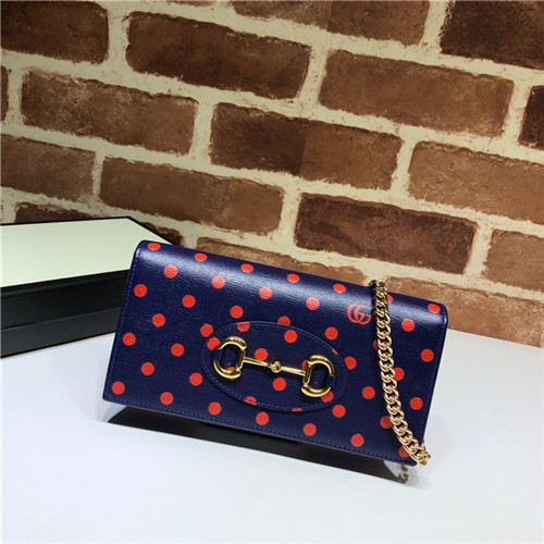 GUCCI 구찌 1955 홀스빗 체인 온 월렛 621892
