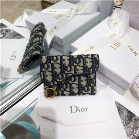 DIOR 디올 오블리크 동전지갑 D15100