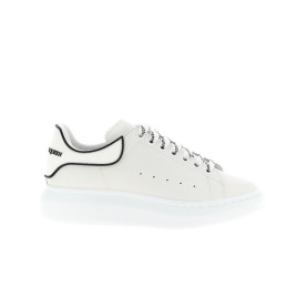36위 (실사영상) ALEXANDER MCQUEEN 알렉산더맥퀸 오버솔 블랙 라인탭 남여공용 스니커즈