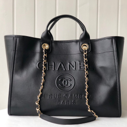 CHANEL 샤넬 가죽 쇼핑백 39CM AS66941