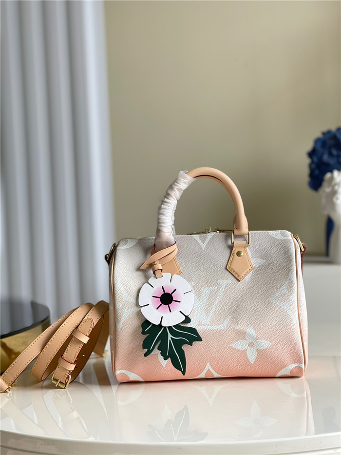LOUIS VUITTON 루이비통 모노그램 자이언트 스피디 반둘리에 25 핸드백 M45724