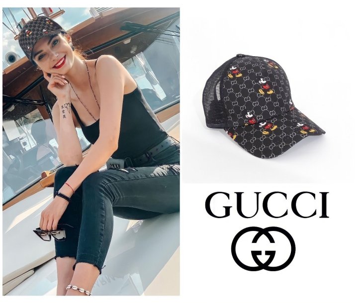 GUCCI 구찌 미키마우스 매쉬 볼캡