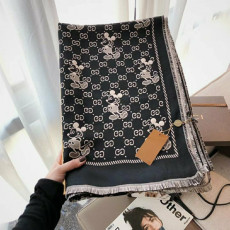 GUCCI 미키마우스 캐시미어 스카프