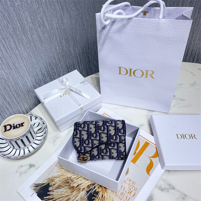  DIOR 디올 오블리크 새들 반지갑 S5613 2024/신상
