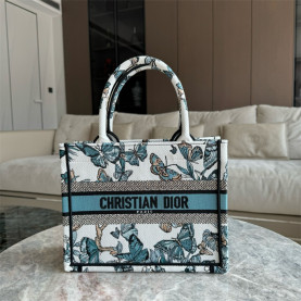DIOR 디올 오블리크 스몰 북 토트백 M1286
