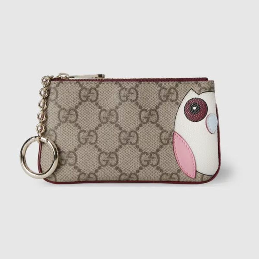 GUCCI 구찌 부엉이 디테일 GG 키 케이스 818768