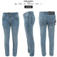 SAINT LAURENT 생로랑 스틸로고 슬림 일자진