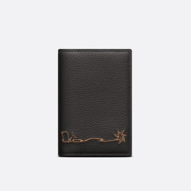 DIOR 디올 칵투스 잭 접이식 카드 지갑 2ESCH