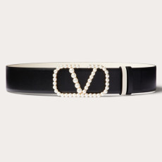 VALENTINO 발렌티노 진주 송아지 가죽 벨트 (40mm) 5COLOR