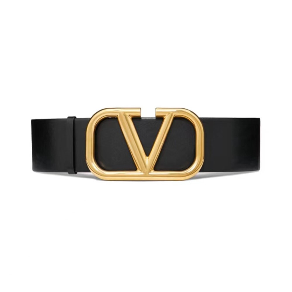 VALENTINO 발렌티노 유광 송아지 가죽 브이로고 시그니처 리버시블 벨트 (70mm) 2COLOR