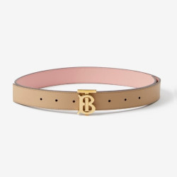 BURBERRY 버버리 레더 리버시블 TB 벨트 80660501 (20mm)