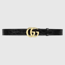 GUCCI 구찌 GG 버클 악어가죽 벨트 414516 (30mm)