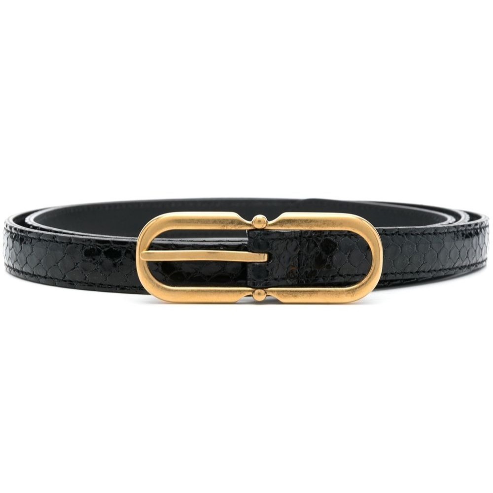 SAINT LAURENT 생로랑 빈티지 니들 버클 벨트 732242 (15mm)