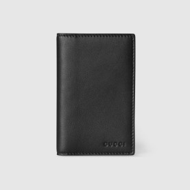 GUCCI 구찌 GG 엠블럼 바이폴드 엠보스 카드 케이스 818953 2COLOR