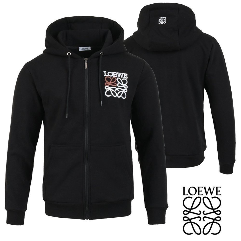 LOEWE 로에베 아나그램 자수 후드집업
