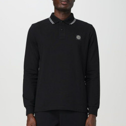 STONE ISLAND 스톤아일랜드 배색 카라 긴팔