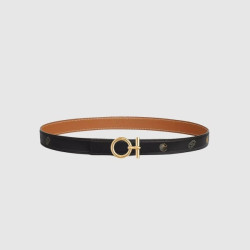 HERMES 에르메스 Flot 벨트 버클 sur Mer 리버서블 가죽 스트랩 2COLOR