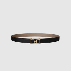 HERMES 에르메스 아라베스크 벨트 버클 리버서블 가죽 스트랩