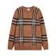 BURBERRY 버버리 체크 모헤어 울 블렌드 니트