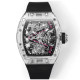 RICHARD MILLE 리차드밀 부바왓슨 투명 투르비옹 스켈레톤 다이얼 블랙 러버밴드 RM38-02