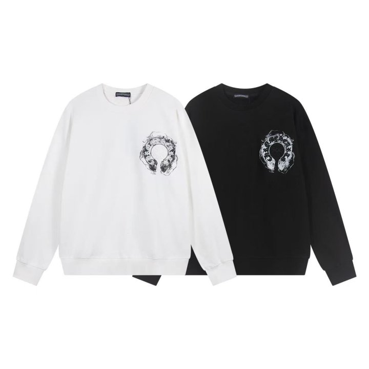 CHROME HEARTS 크롬하츠 그래피티 홀스슈 맨투맨