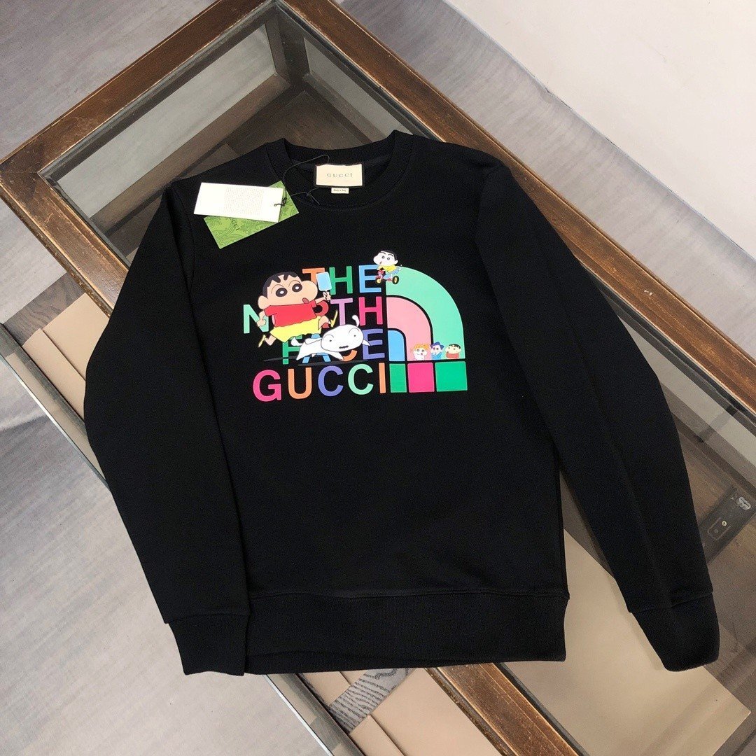 GUCCI 구찌 X 노스페이스 짱구프린팅 맨투맨
