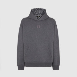 FENDI 펜디 F011 자카드 FF로고 후드티