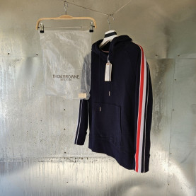 THOM BROWNE 톰브라운 라프리마 삼선 후드