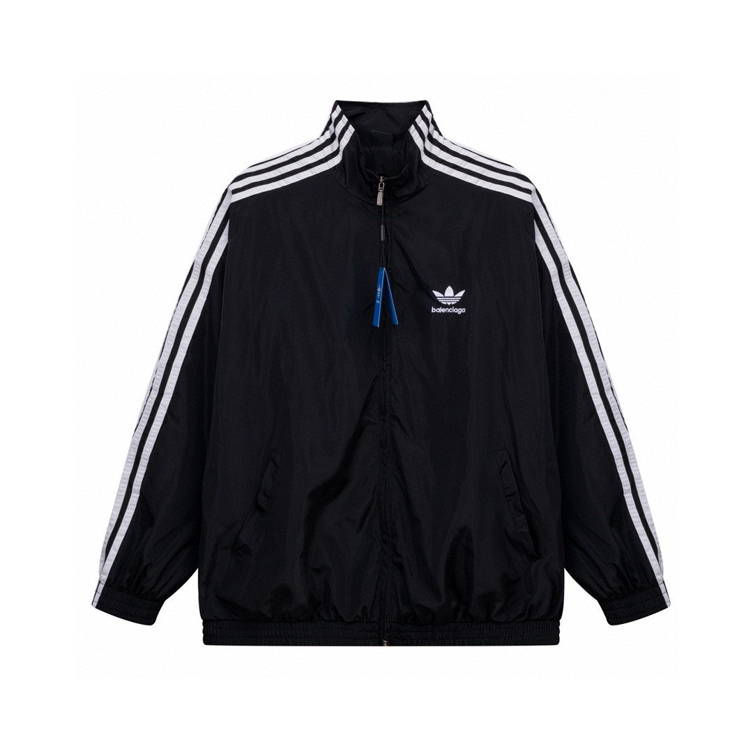 BALENCIAGA 발렌시아가 X 아디다스 불꽃 삼선 트랙 자켓&팬츠 세트