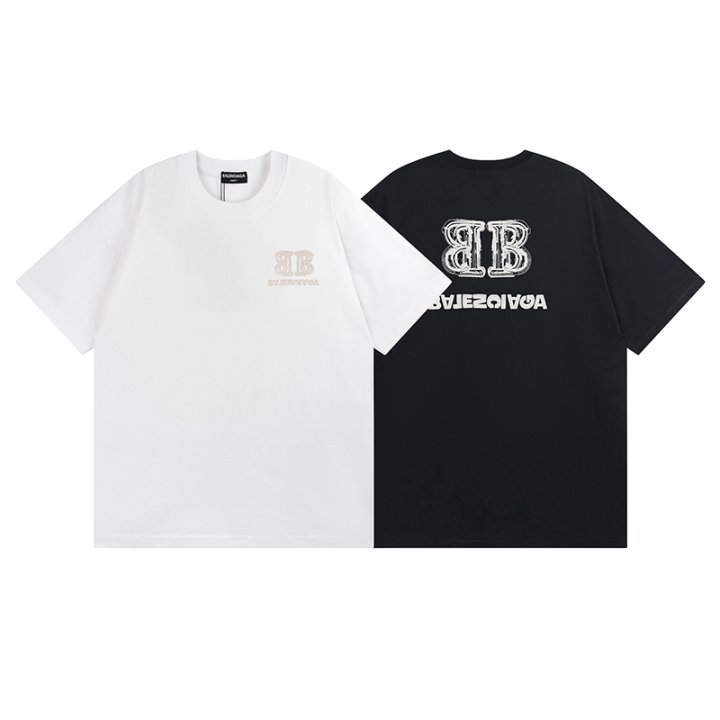 BALENCIAGA 발렌시아가 2360 BB 리버스 로고 반팔