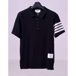 ●4월 판매 17위● THOM BROWNE 톰브라운 니트 카라 반팔 3COLOR