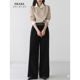 PRADA 프라다 밴딩 슬렉스 팬츠 2COLOR