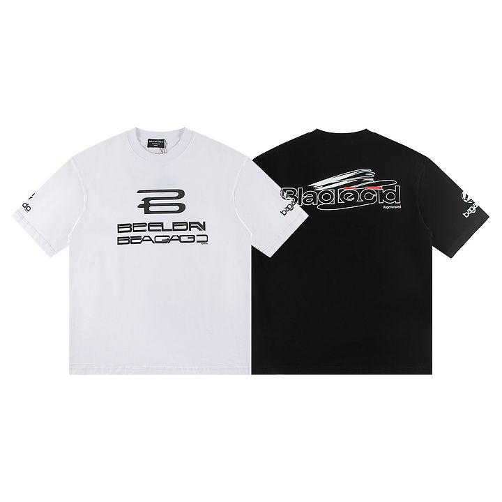 BALENCIAGA 발렌시아가 6495 메카 로고 반팔