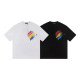 CHROME HEARTS 크롬하츠 6517 컬러 홀스슈 플로럴 크로스 반팔