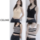 CELINE 셀린느 브이넥 민소매 니트나시