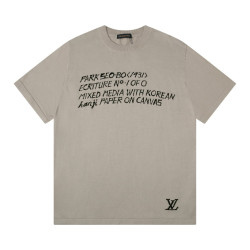 LOUIS VUITTON 루이비통 X 박서보 쇼트 콜라보 슬리브 크루넥 2COLOR